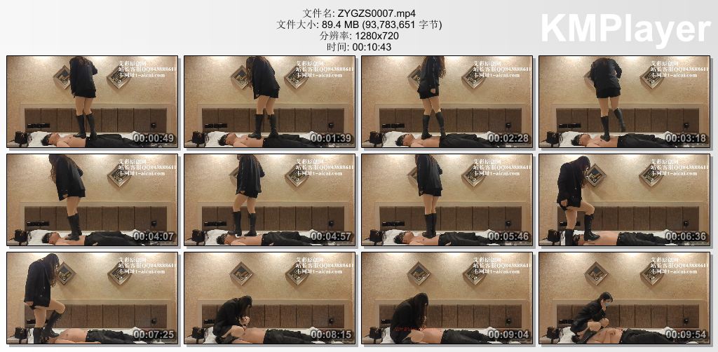 子怡工作室0007_长筒靴全体重踩踏坐脸玩弄毯子.jpg