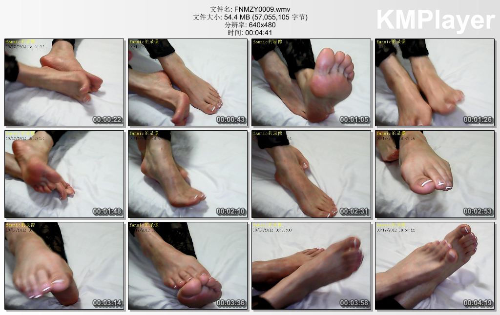 芬妮美足园0009_Fannie美足秀DV09 裸足.jpg