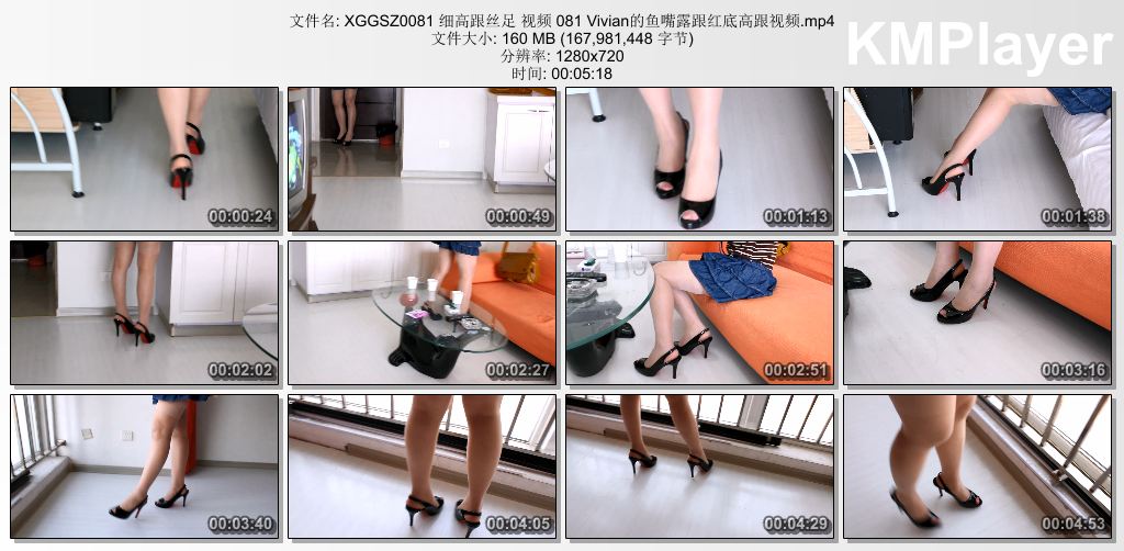 细高跟丝足视频0081_Vivian的鱼嘴露跟红底高跟视频.jpg