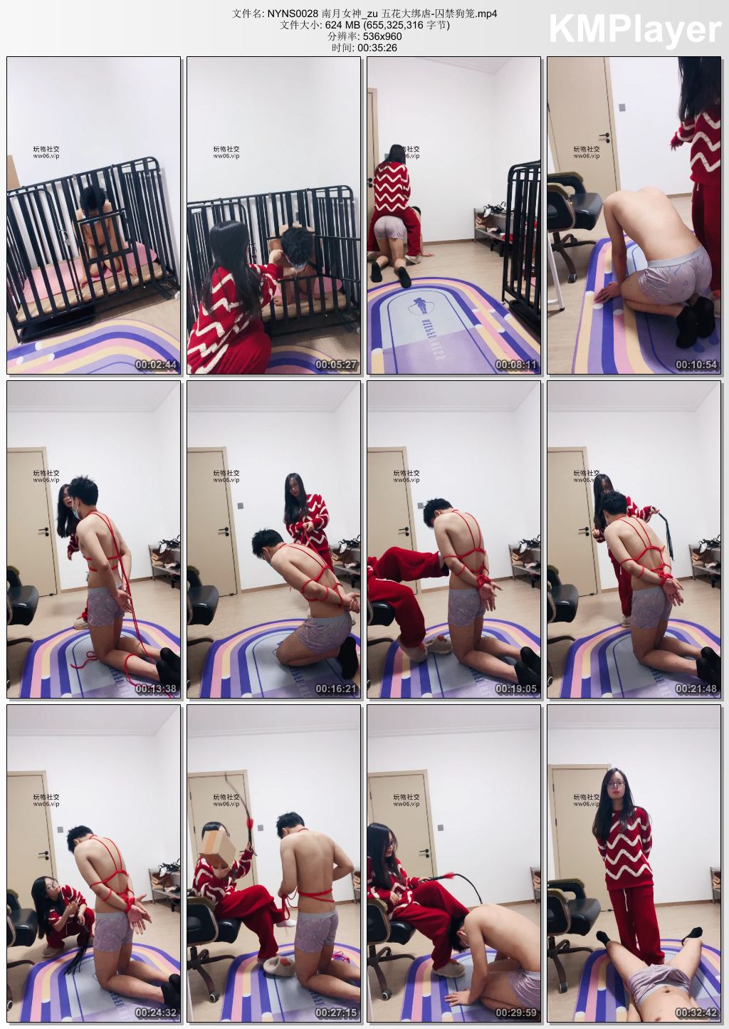 南月女神0028_五花大绑虐 狗笼囚禁.jpg