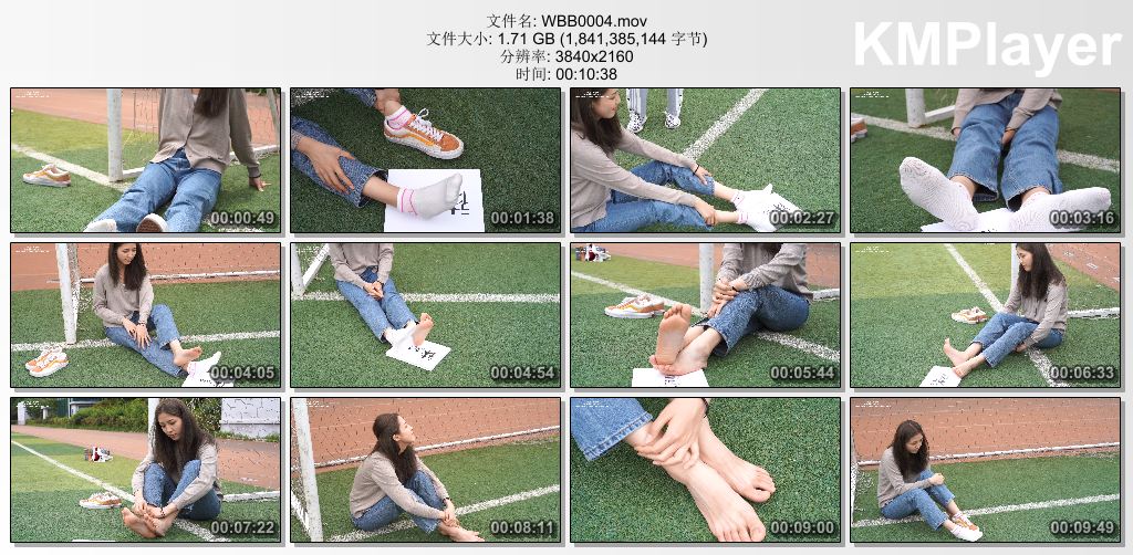 袜啵啵0004_视频NO.004 泡芙-vans帆布鞋 白棉袜 裸足.jpg