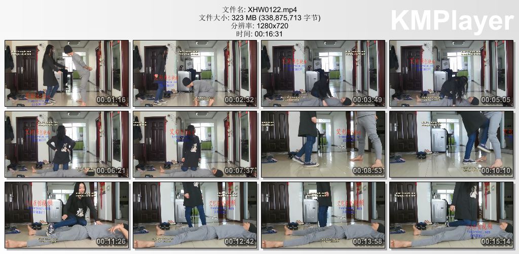 小黑屋0122_IX女主牛仔裤帆布鞋膝顶 膝盖跪下面.jpg