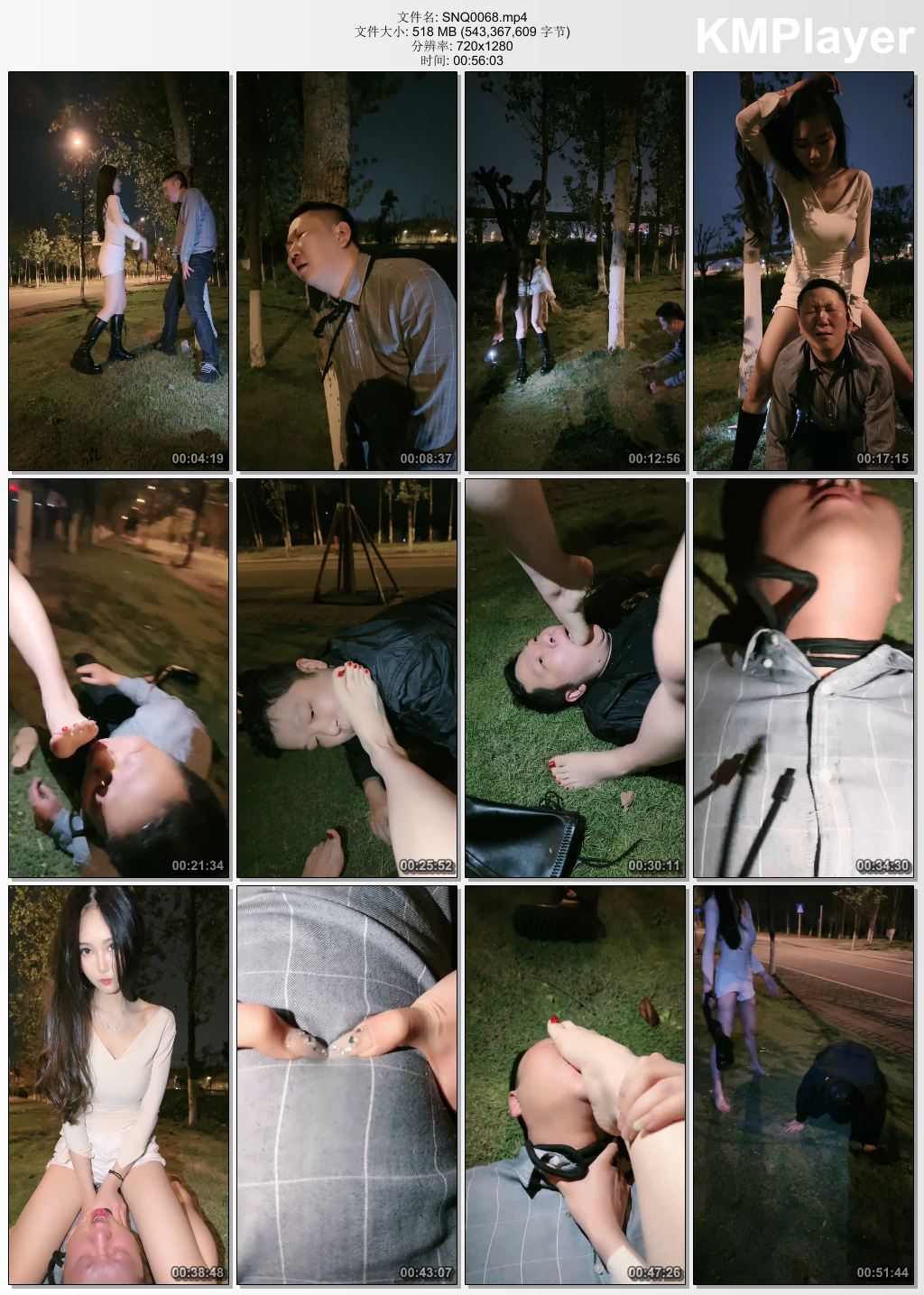 司宁青0068_户外狠虐 鞋抽耳光 长靴踢档 胯下夹狗 钻胯虐乳.jpg