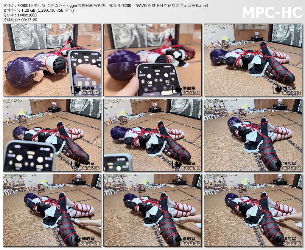 缚心室_黑白双丝小kigger的极限驷马紧缚体验 郊狼开到200 在AV棒折磨下只能在痛苦中无助挣扎.jpg