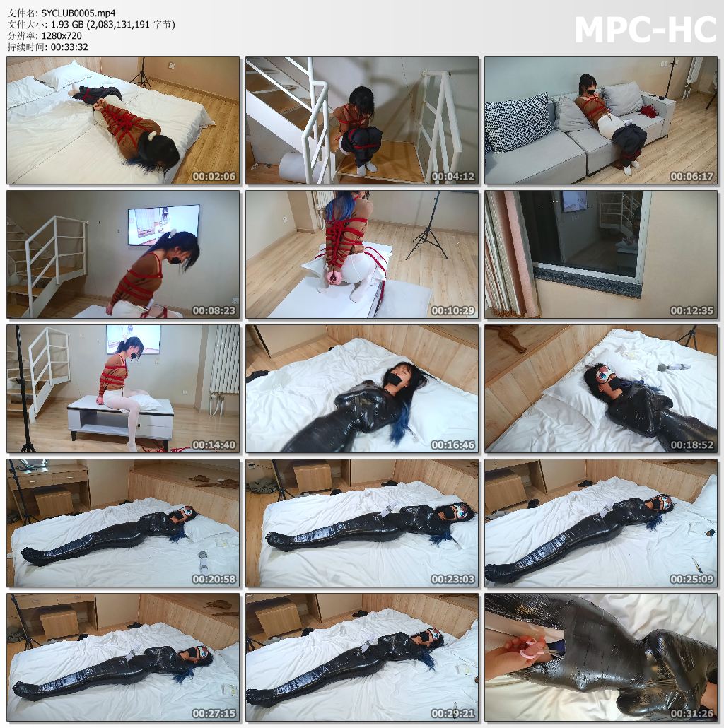 绳欲Club_03小姐姐的单人羞耻拘束 直臂跪缚 超紧黑色木乃伊全包放置强G.jpg