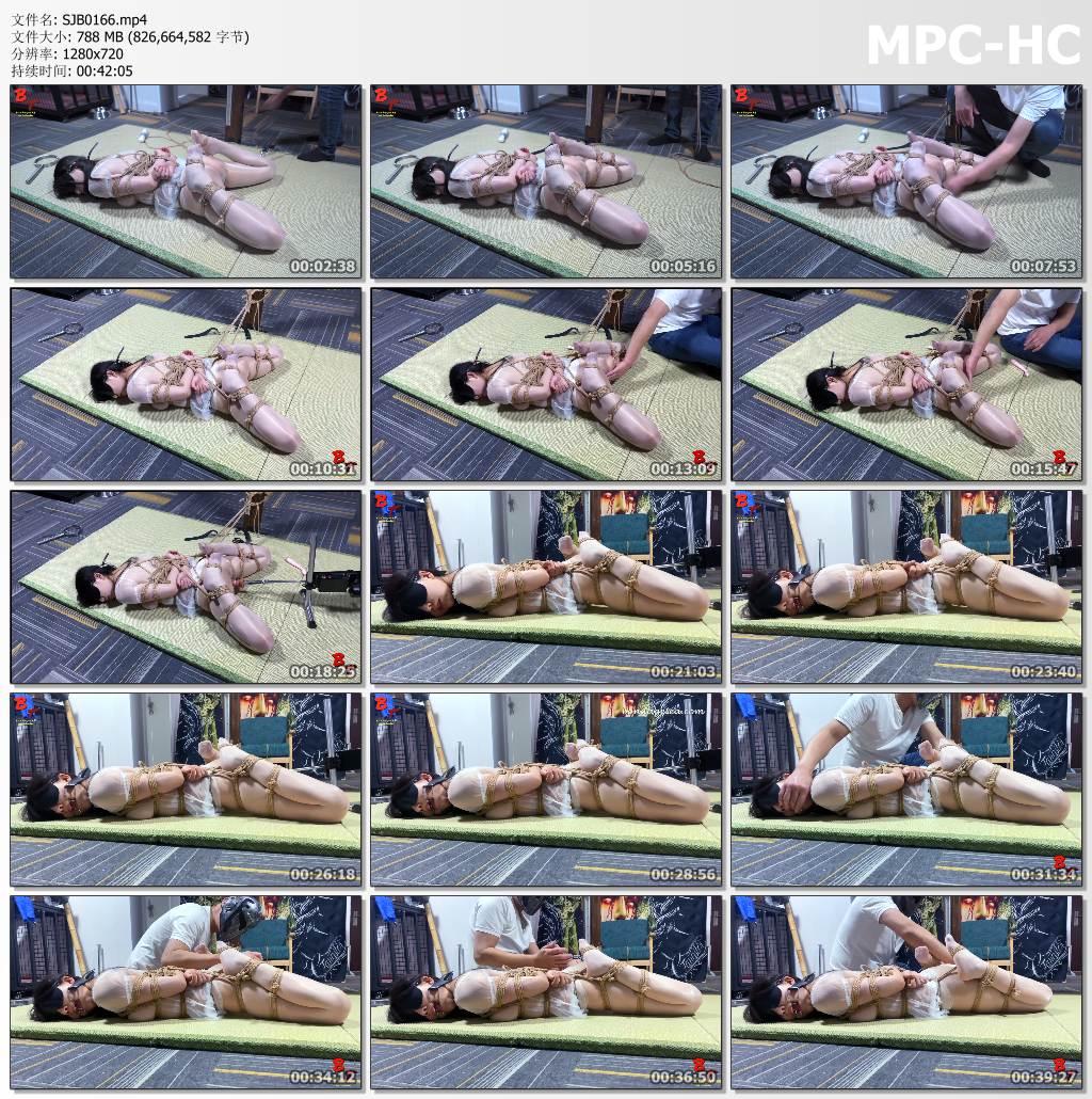 BondageTea绳精病_白丝美女驷马开腿紧缚.jpg