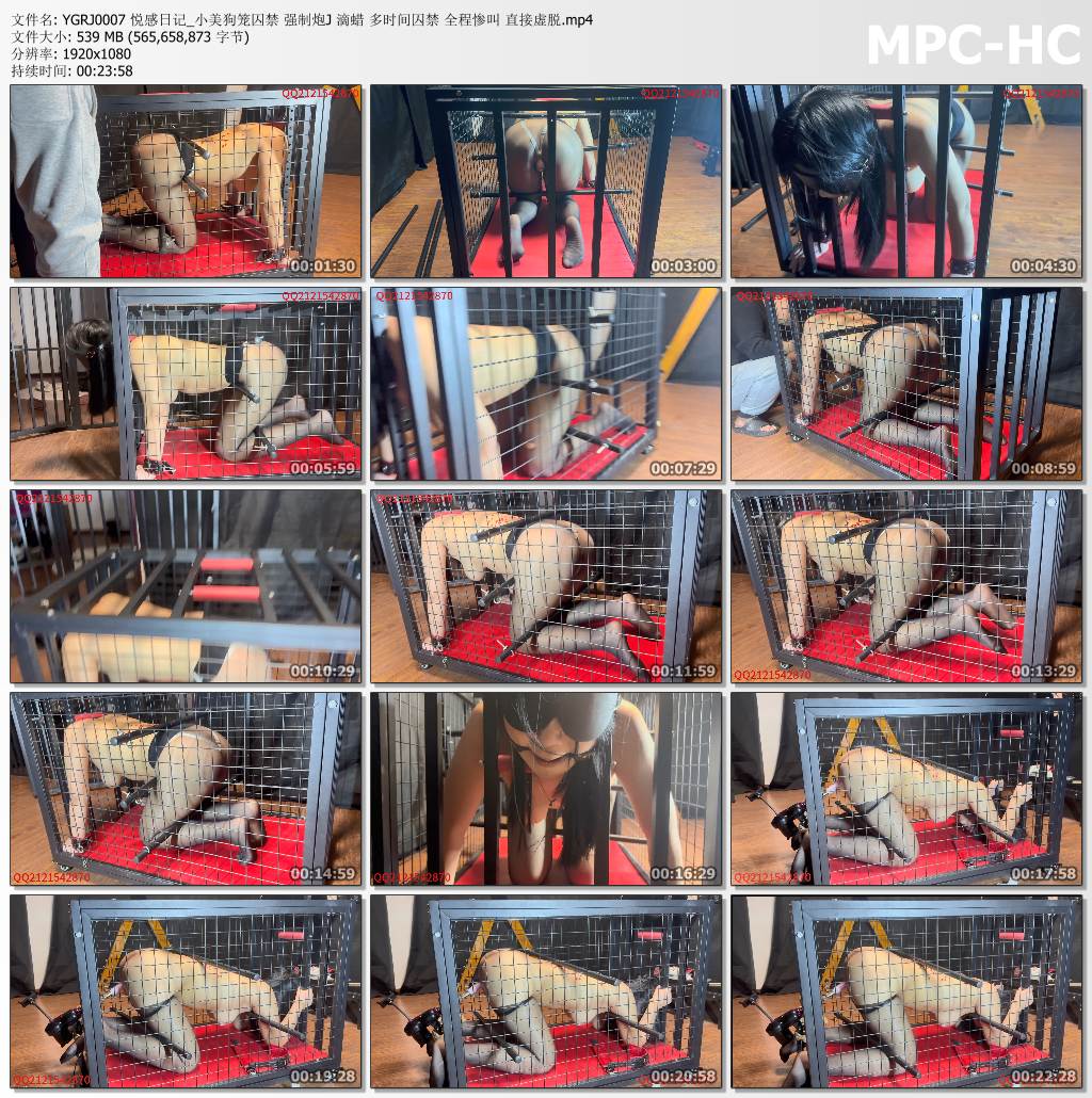 悦感日记_小美狗笼囚禁 强制P机滴蜡 多时间囚禁 全程惨叫 直接虚脱.jpg