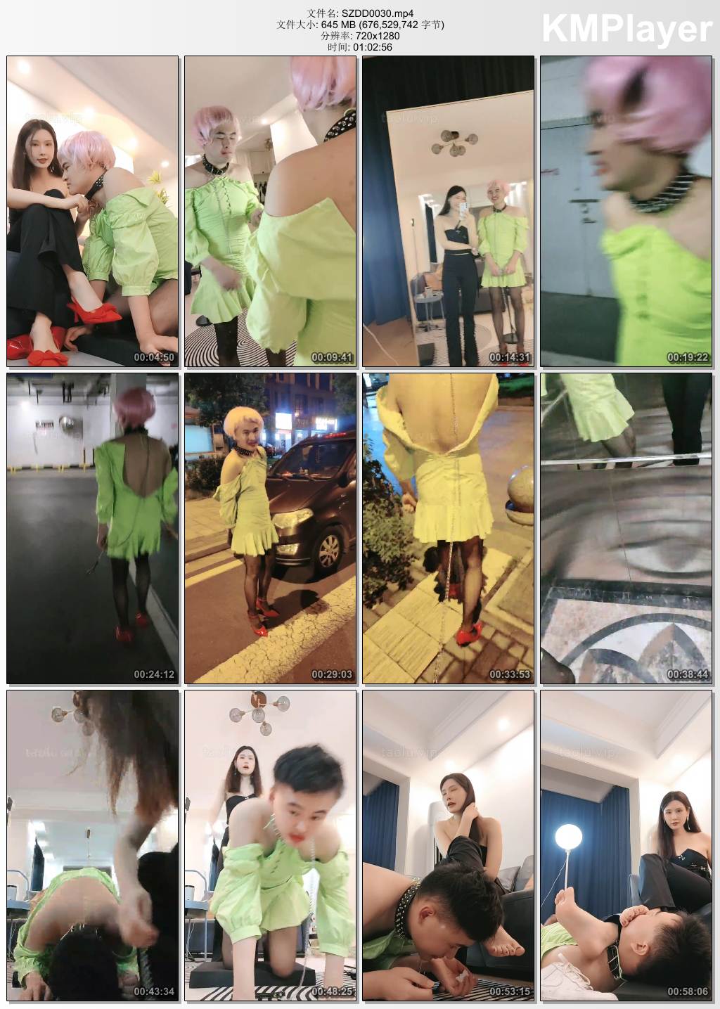 松紫大大0030_户外露出 镜前羞辱变装狗奴.jpg