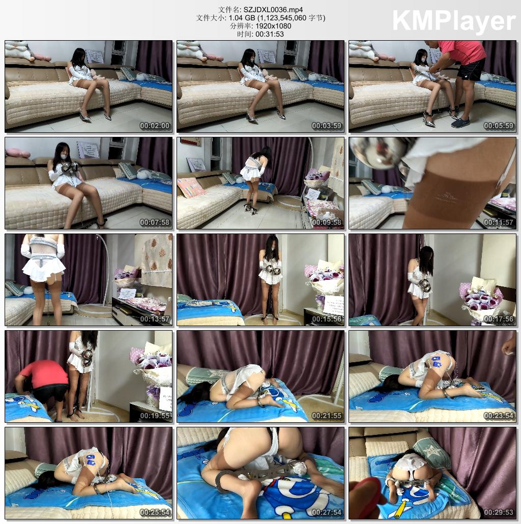 手指间的旋律_旋律受虐记之七夜 第五夜 贞操带下的煎熬 项圈连体镣铐 一字手脚枷 电击.jpg